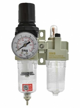 SNS神驰气动二联件油水分离器AL2000-02调压过滤器AC2010-02A D