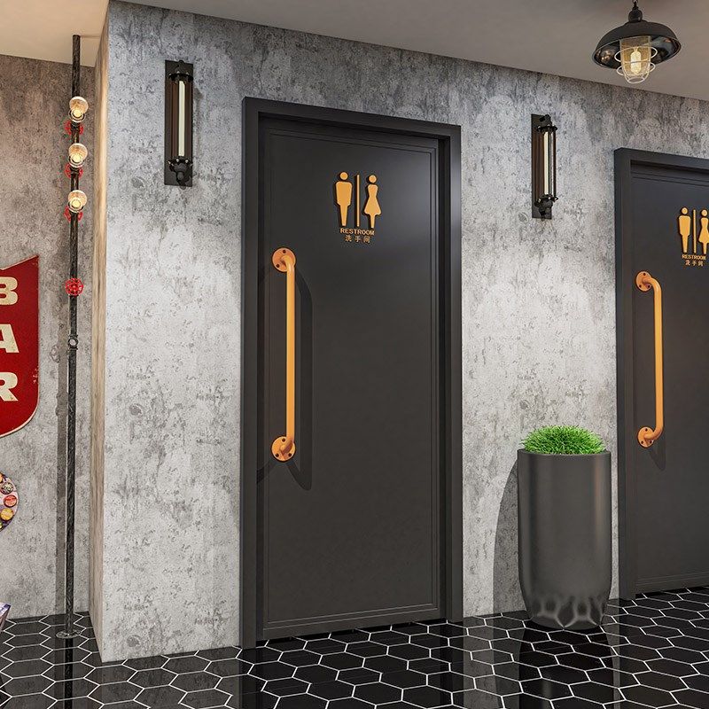 工业风铁艺集装箱酒吧餐厅洗手间厕所门极简门,全屋定制,卫生间门/厕所门,淘宝优惠券,粉丝福利购,淘宝优惠卷