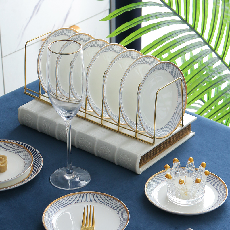 5英寸碟子10个骨瓷骨碟家用小蝶盘5寸小盘子菜碟吃碟吃饭吐骨碟