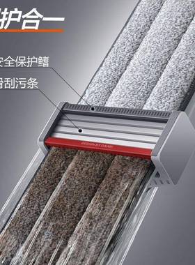 新免款拖把懒人拖平把手拖地板拖YYX布家用板拖把洗家用拖把桶