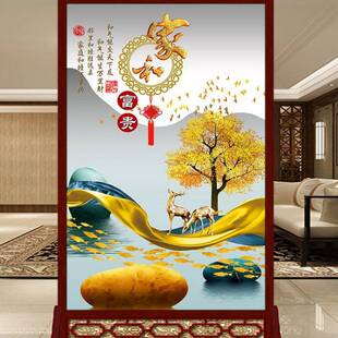 新款屏风隔断墙客厅卧室正对门玄关办公室入户卫生间遮挡移动座屏