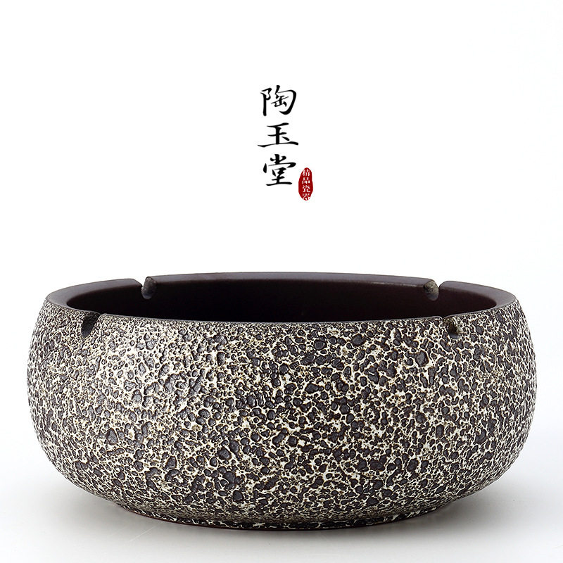 陶瓷创意大号烟灰缸办公家用