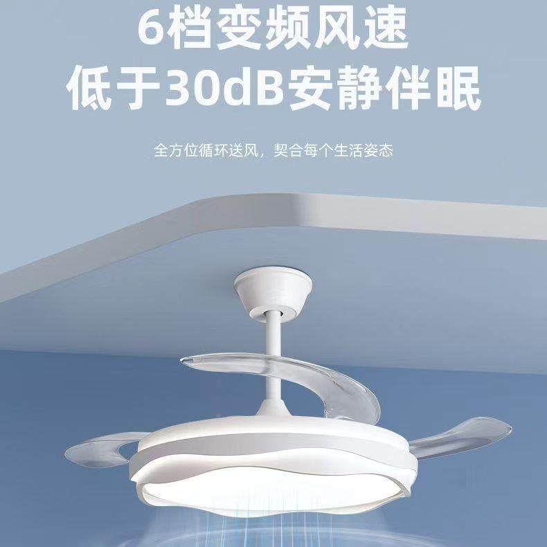 厅风扇55灯静音大力卧室客餐厅隐形护眼风风扇灯极厅餐简风中山灯,家装灯饰光源,风扇灯,淘宝优惠券,粉丝福利购,淘宝优惠卷