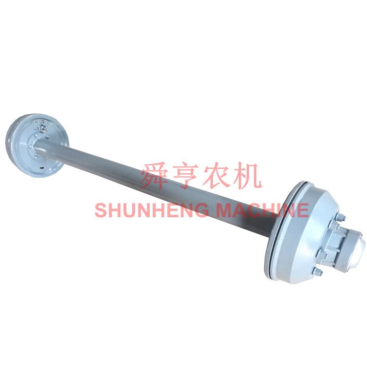 4吨单轴农用牵引拖车油刹车轴车桥配套650/750-16