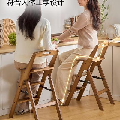 子可折叠多功能凳家用登高梯子凳梯两156厨用房爬高凳加厚带靠背