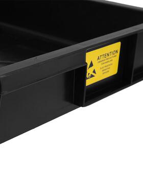 转箱700×6料JZW10×90防电黑色静塑物料胶箱框养龟箱物流箱周物