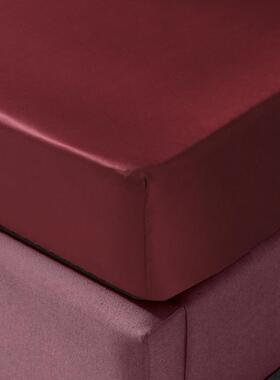 双面水真丝四件BNL套纯色被套151.8床笠款.家纺床品洗刺绣结蝴蝶