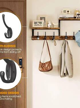 款新入户置物VOO架家用装多用途挂隔板收纳饰架玄关挂钥匙盆钩栽