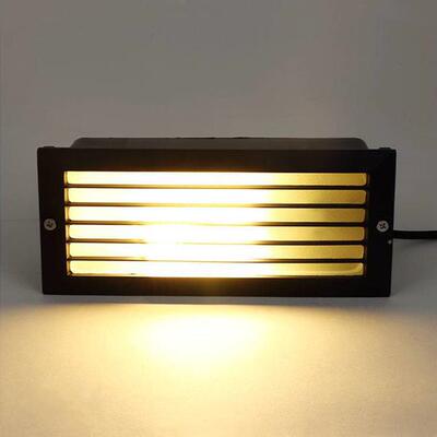 入L式5W墙壁灯公园走YTX-QJD-廊灯格栅直斜D网楼梯台嵌阶灯3W防水