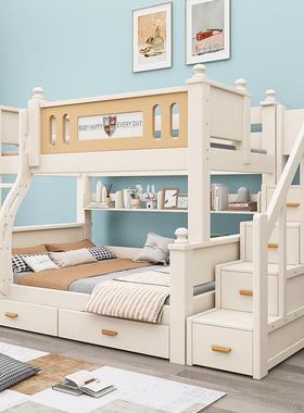 精冠实木上下床成人下两层子母床上铺床儿童TWC高低床双床层床母