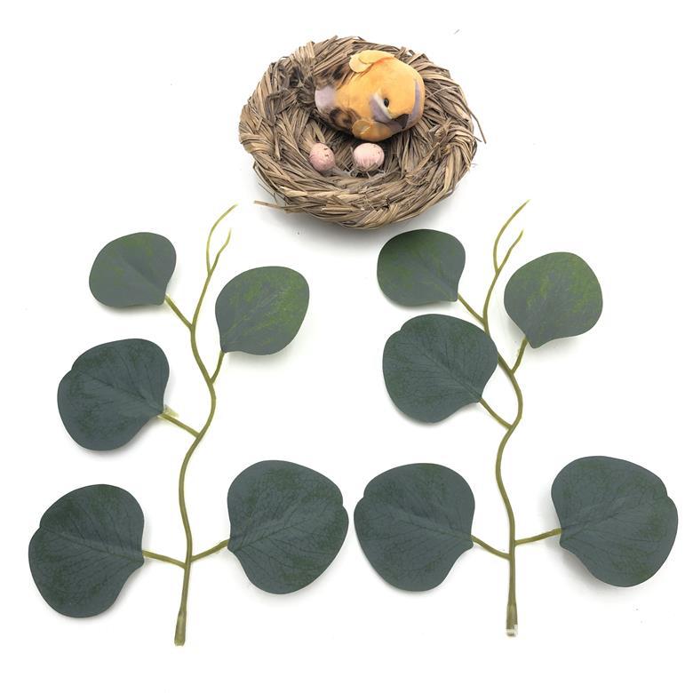5片仿真尤加利婚庆手捧花环