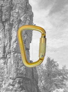 irHOu鲁dek伊德克D型制40KN高强度钢自动扣防坠落锁安全钩锁扣