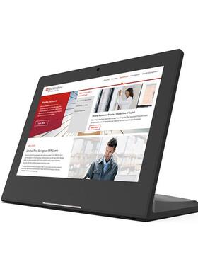 10.1寸L型HP1012T器安卓板服务厅平器考人脸识机别勤打卡机