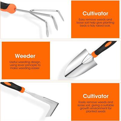 热包销不10件套锈钢花园套工具装园艺工GOO具修枝剪