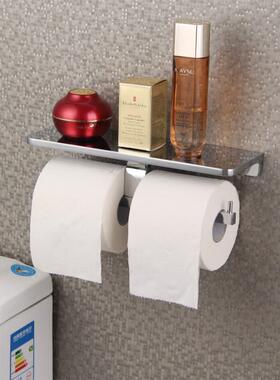 出口德国抽卫生间纸e124架黑色纸巾架手双卷架机纸平板置物架厕纸