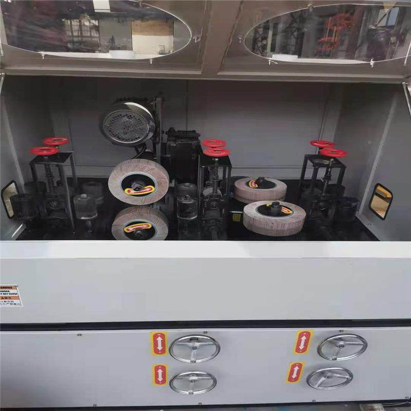 型CRR圆管抛光机台式平面方管不锈钢管全外圆自动小除锈打弯磨拉