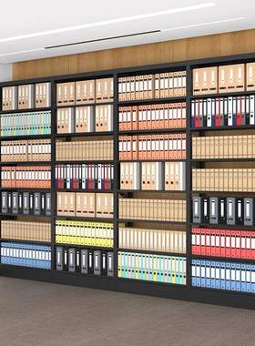 办公物ENE室架钢制资料集架整理架置书架组合展示架密架陈列架