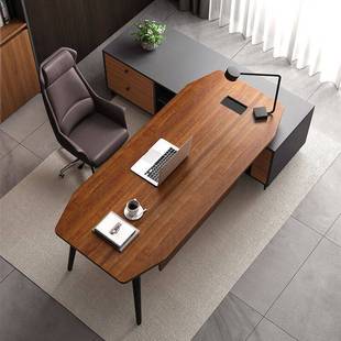个性办公桌经理电脑桌椅组合领导大班台简约现代总裁老板办公室桌