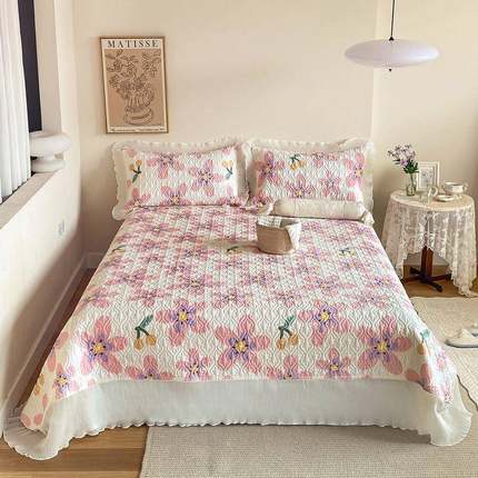 新全棉床垫子四款件三套YFS床盖件套单生件被套学床单人