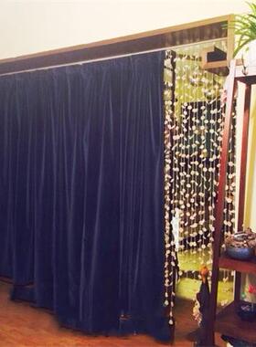 纯手钩针勾花蕾丝串门工帘森系纯田园风水帘BOR半帘米色花朵窗棉