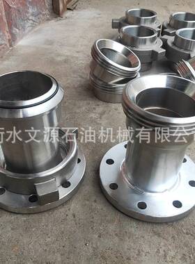 法兰三通由壬304不锈钢油壬4寸FIG206由壬接头高压耐用