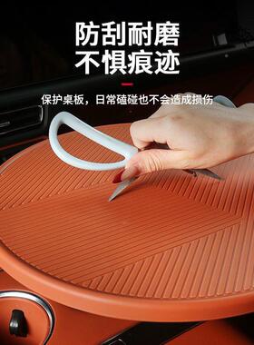 汽车便携式车载桌板托可叠桌车内悬折浮小桌副驾驶板ALJ小桌板前