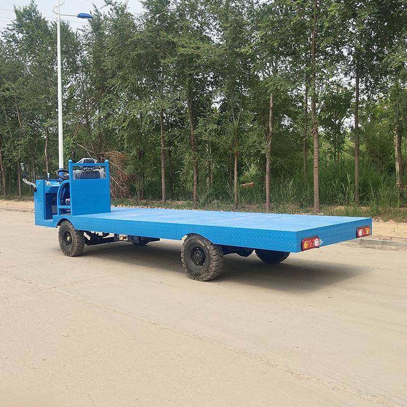 区拉货地运厂车仓库码头四轮平输板车校园电动工牵引车电SYS动专