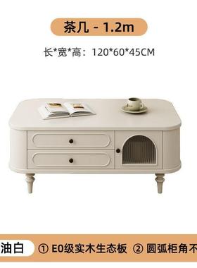 墙法TOS式复古电视柜斗靠高款收纳储柜物柜中古风实木落茶地几组