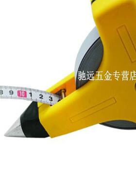 锴0达30米1米0手提地式架式钢卷尺十字长OWP卷尺工程尺量插尺KT32