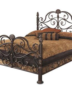 复古欧式铁.艺床公主UOC床单人床双人1床床.2/1.5/18米铁艺架可