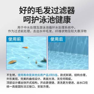 蓝氏过滤器不锈钢筛管带法兰过滤网y型过滤器滤网100目圆孔过滤筒