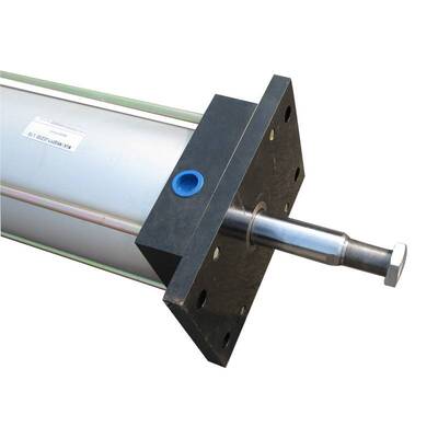 QGB200*345T重型铸铁缓冲气缸长行程活塞式拉杆 铝合金标准气缸