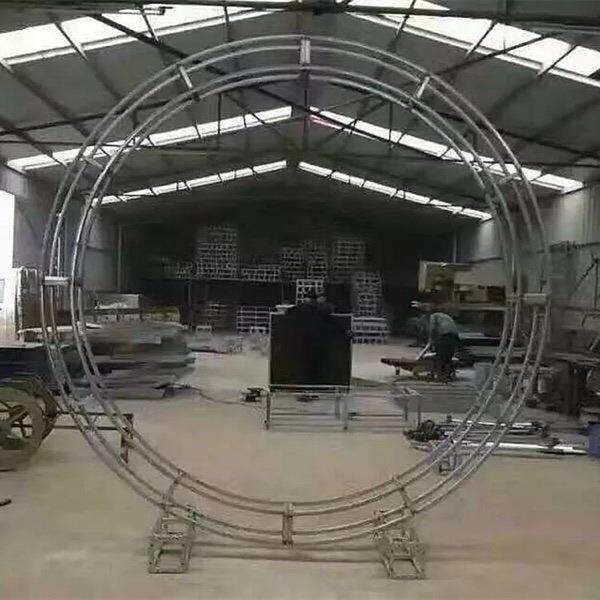新款圆层形婚庆道具拱门架加厚架绗架花门子子JDU铁艺圆架子双桁