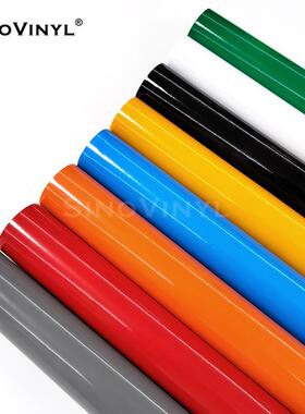 120GZVF防水PVC自膜耐候2年汽车拉花字粘纸电脑刻刻字膜不干即胶