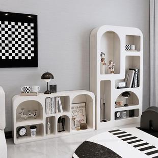 7K现代简约展柜示厅洞穴色柜落F77M956M地书柜置物收纳白色拱形柜