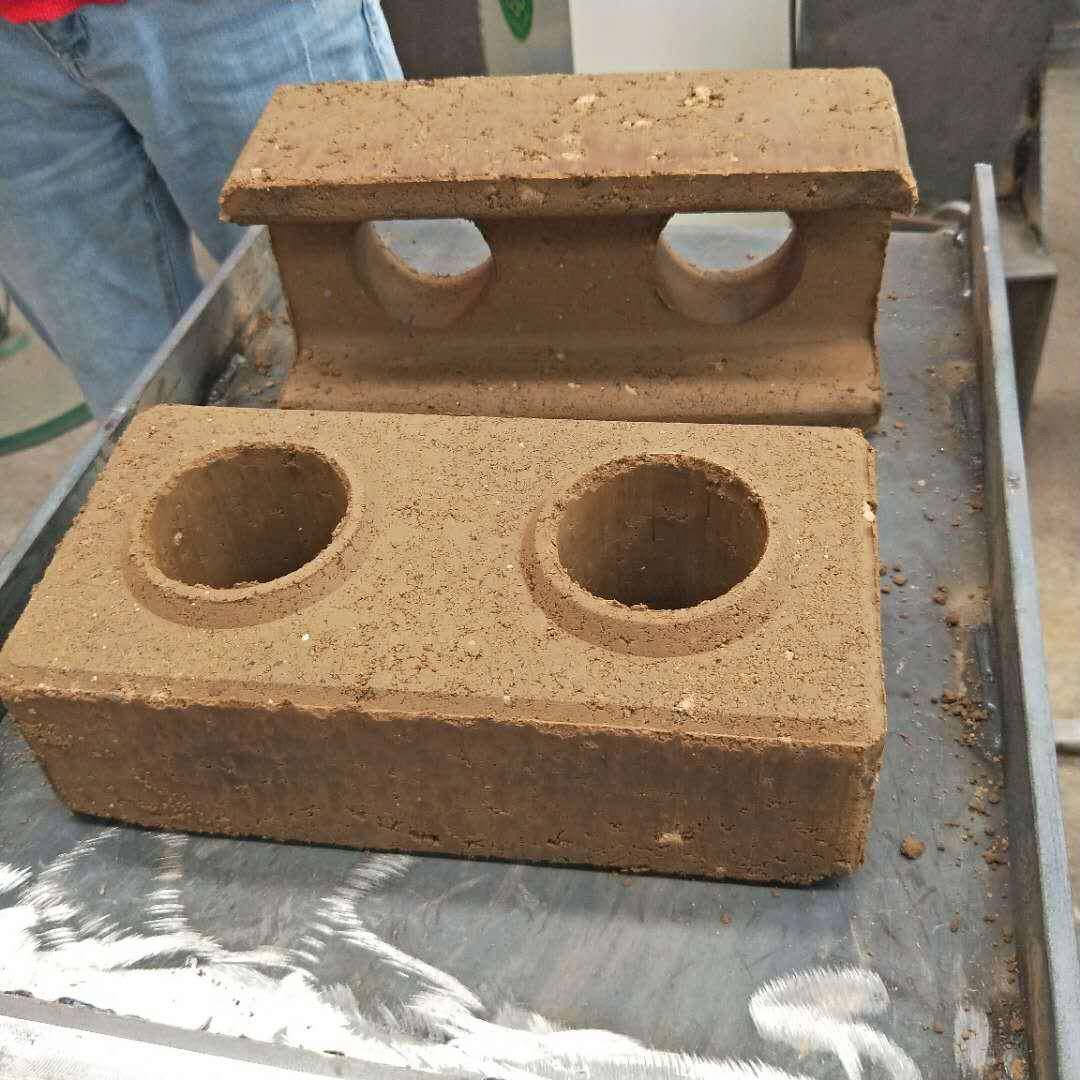 厂家促销JZ-1工砖手黏土机砖机VOP土砖泥机一次两块无需电力