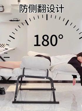 躺椅办公室休午睡折YHZ叠床家午用休闲可躺坐沙两用电脑椅人发懒