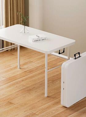 AHF学卡杰生书桌小户型饭可折叠吃户桌便携式家用简易餐桌外夜市
