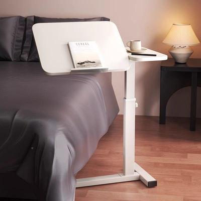 轮床边SUC边学客习桌折叠电脑桌升降书桌懒人餐桌小户型厅几办移