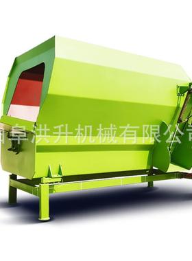TMR殖牛羊养混粉碎拌草拌机全合日粮搅LFF机单轴拌料机