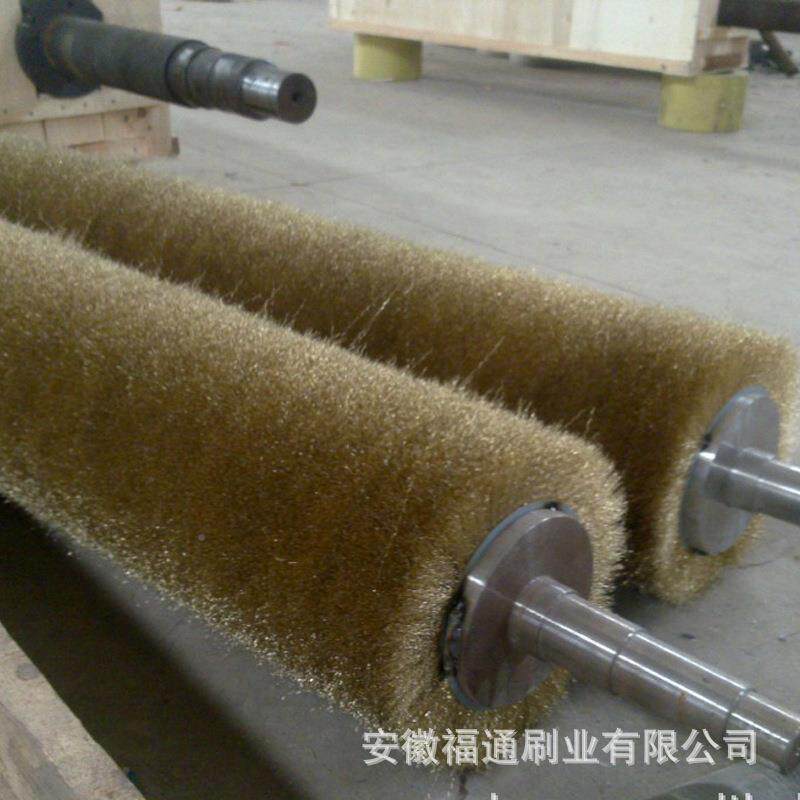 钢铁厂丝除锈钢丝辊业机械打磨抛001光钢丝刷刷辊不锈钢钢丝铜刷