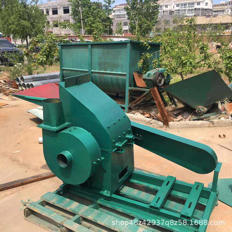 50-60型锤片式竹子草粉碎机白糖味精化工料粉碎机贝壳海蛎壳粉碎