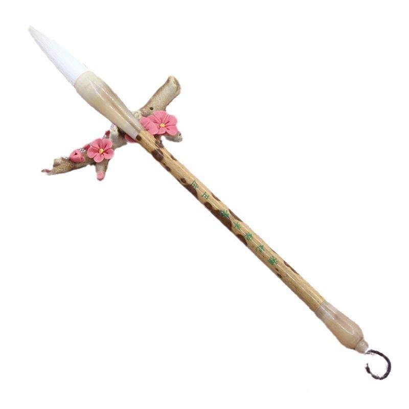 锋【湘国妃纯羊毫VBA】大出6cm楷隶篆书法专业工笔写意画染色专用