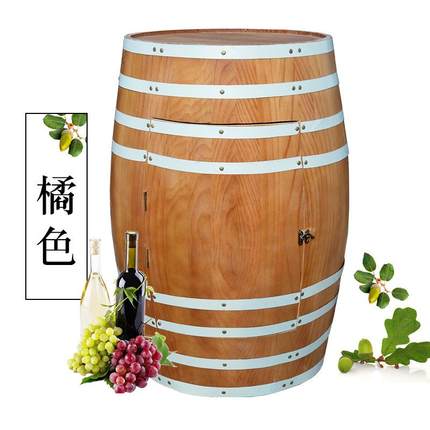桶橡达木桶酒桶柜干YHL红葡萄红酒桶艺酿酒半桶木桶装饰桶酒酒柜