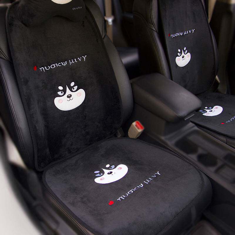 新款汽车头枕网红车用靠垫护颈枕一对车枕座椅腰靠枕可爱四季通用