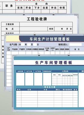 板生产车间写管理看板荣誉管理业UYY绩写字板任务看留言书看板墙