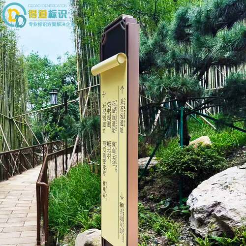 户外景区标识牌商场指示牌停车场立牌景区指路指示导视牌宣传栏