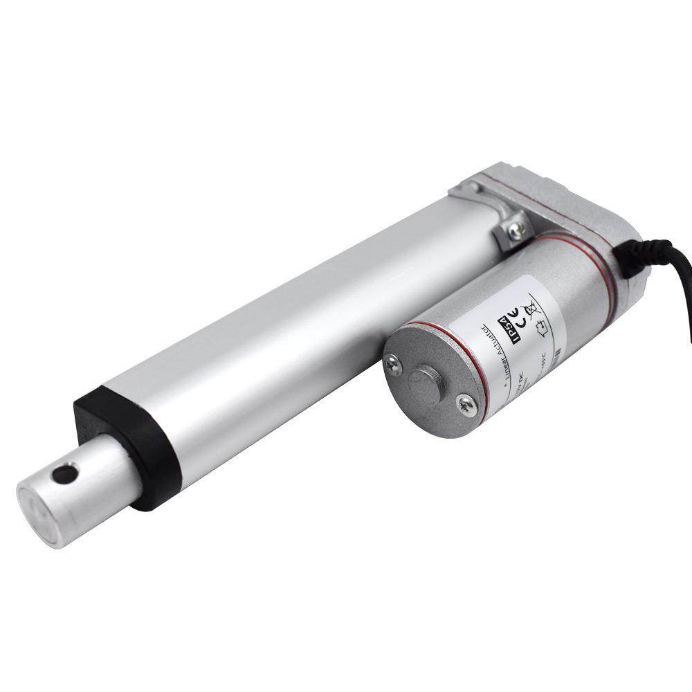 盈工动具推杆电机微型直流电动机12/24vGLN工业电推厂杆