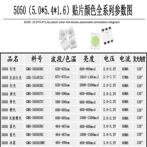 支配单5050n紫色GCA贴片led灯珠5050紫光高亮95-405持m景物灯珠