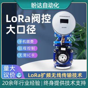 厂供LORA无线远程阀控水表智能缴费干式大口径智能水表DN50-100